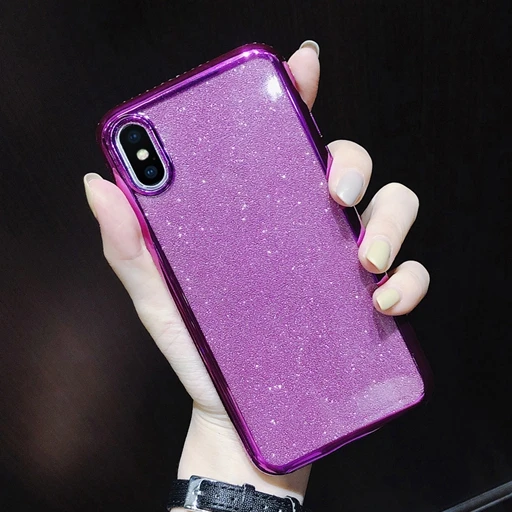 Прозрачный блестящий чехол для iPhone 11 Pro XS Max XR X чехлы с прозрачным украшением 6 6s 7 8
