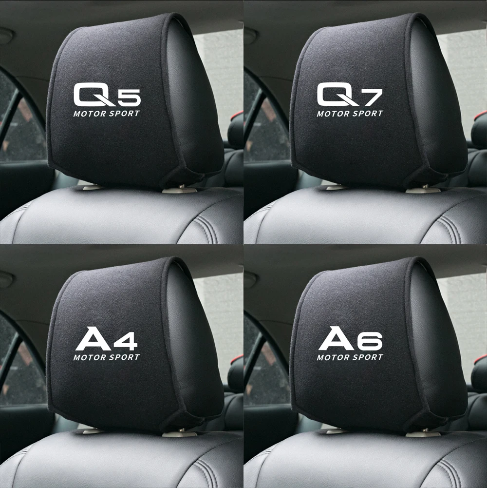 Чехол на подголовник автомобиля предназначенный для A1 A3 A4 A5 A6 A7 A8 audi Q2 Q3 Q5 Q7 TT