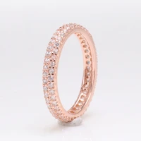 100 925 sterling silver pan ring rose gold charming source inspiration ring for women wedding party gift fashion jewelry