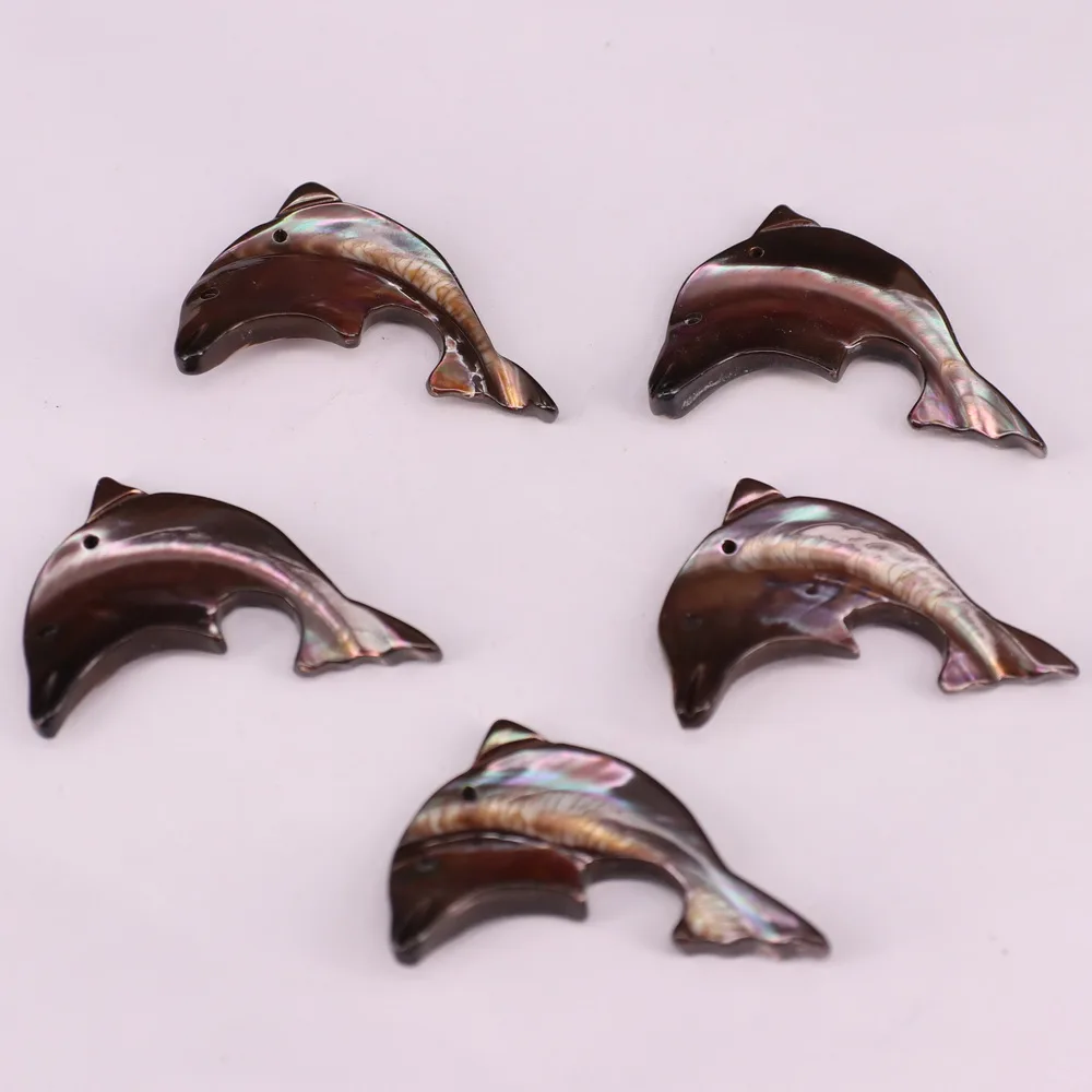 29*48 мм черный СС Дельфин кулон для материал изготовления ювелирных изделий