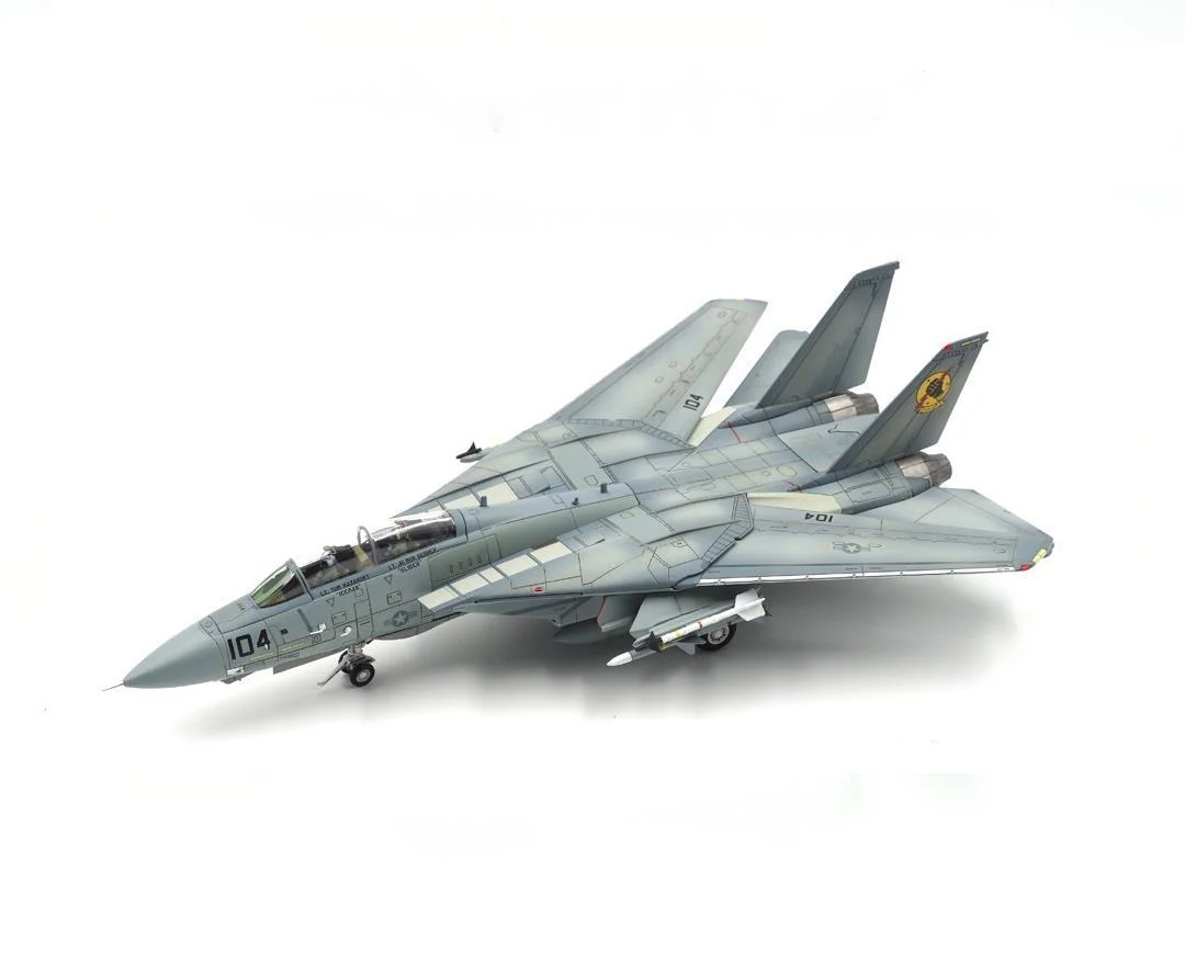 

New 1/72 Alloy Jet Aircraft Model US Navy Carrier Aircraft TOPGUN F-14 Iceman Tomcat Fighter Toy Military Weapon Collection