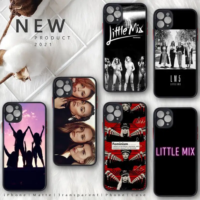 

Little Mix British women's team Phone Case matte transparent For iphone 7 8 11 12 plus mini x xs xr pro max cover