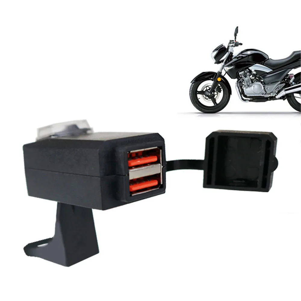 Hot Sale QC 3.1A Dual USB Motorcycle Handlebar Charger Adapter Power Supply Socket Waterproof Mobile Phone | Автомобили и