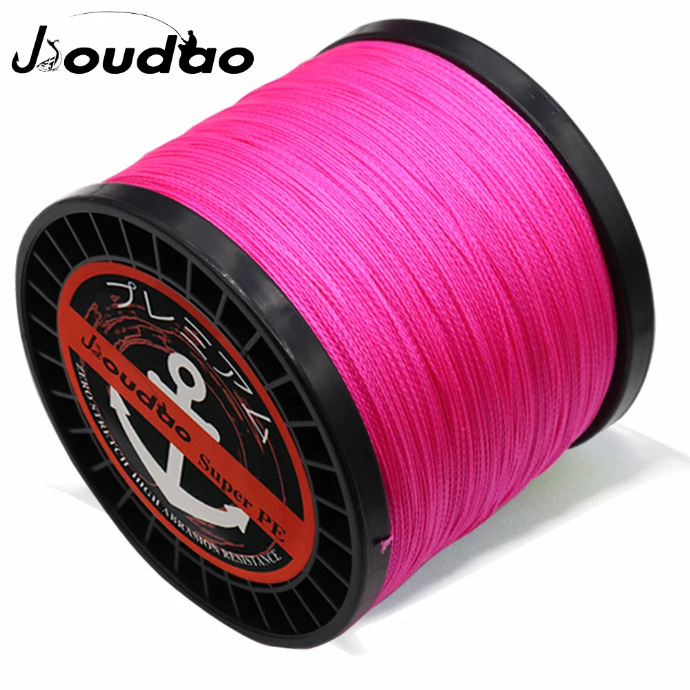 Jioudao 4 нити 1500 м плетеная полиэтиленовая Леска рыболовная проволока для ловли