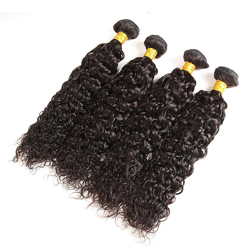 

Royal Human Hair Bundle Curly Wavy Extensions 100g/Bundle Malaysian Curly Hair 10-30 inch Remy Hair Water Wave 1/3/4 Bundles