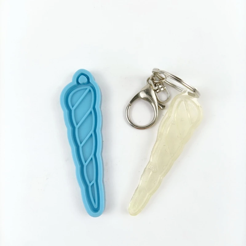 

Keychain Casting Mold Sharp Cone Keychain Pendant Resin Mold Self-defensive Jewelry Making Mould Epoxy Resin Mold Tools