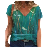 new 2021 women tie dye 3d print t shirt short sleeve loose plus size tops casual oversize ladies tees summer clothes 3xl