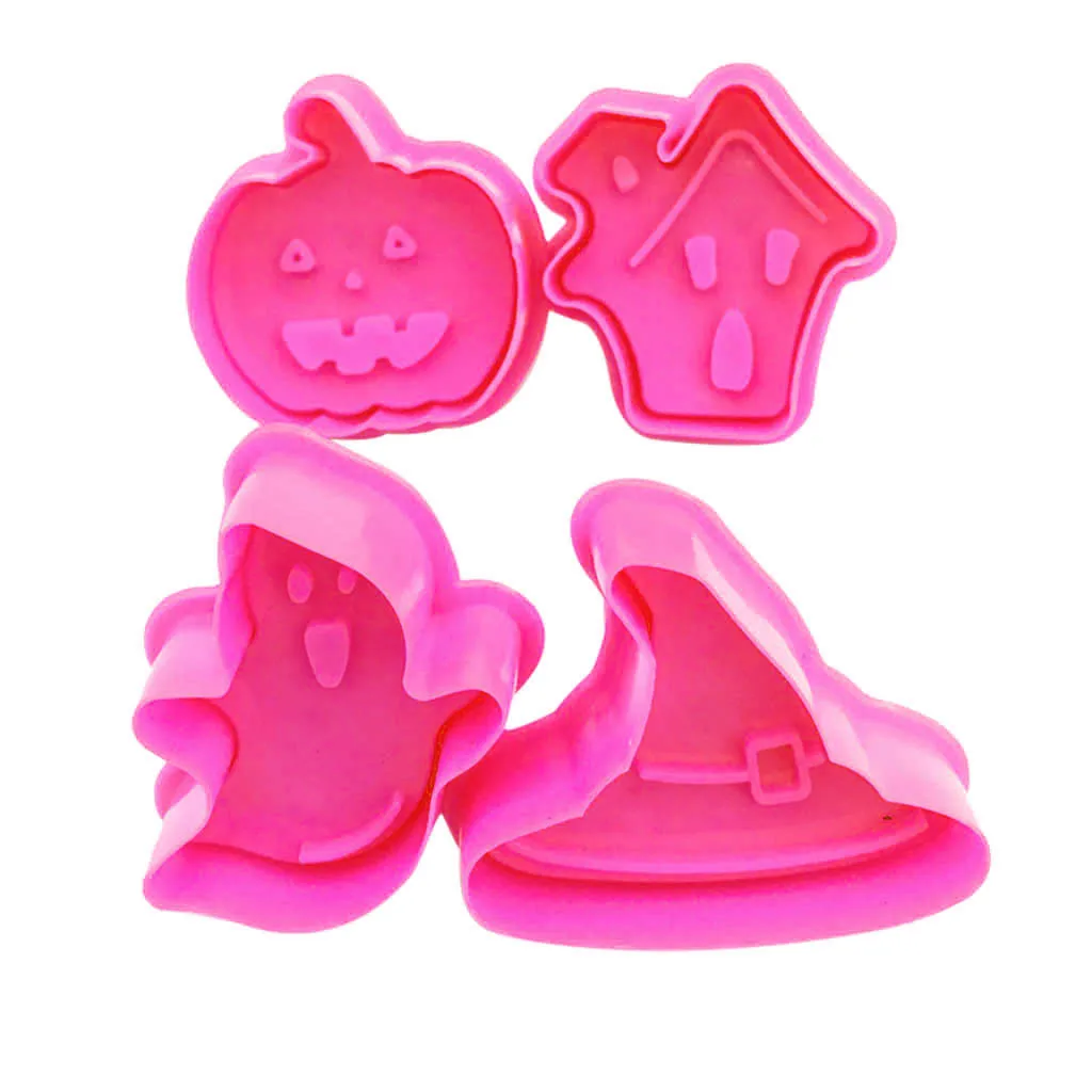 Кухонные аксессуары 4 шт./компл. Хэллоуин печенье резаки для печенья форма