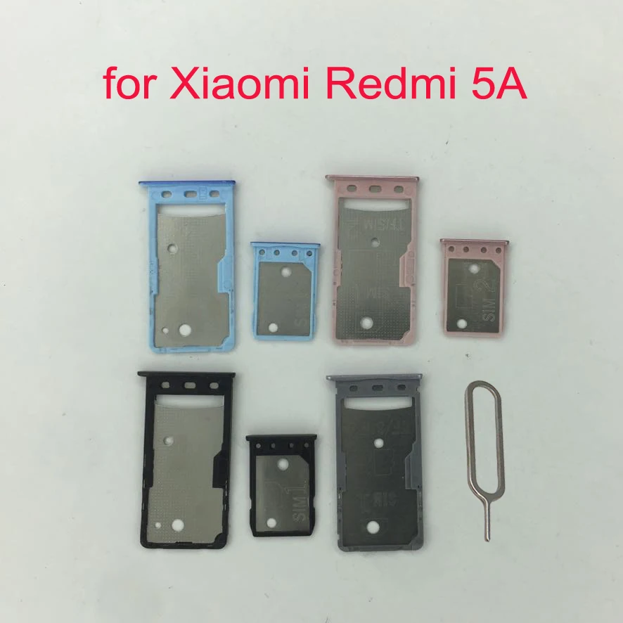 Для XIAOMI Redmi 5A телефон sim-карта адаптер лотка для Xiaomi 5A корпус лоток для карт памяти Micro SD Держатель Замена+ Инструменты