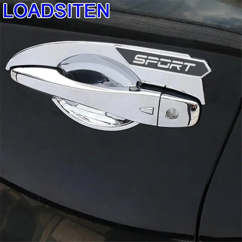 Авто Декоративные Хромированные ручки двери внешняя наклейка полоса украшения