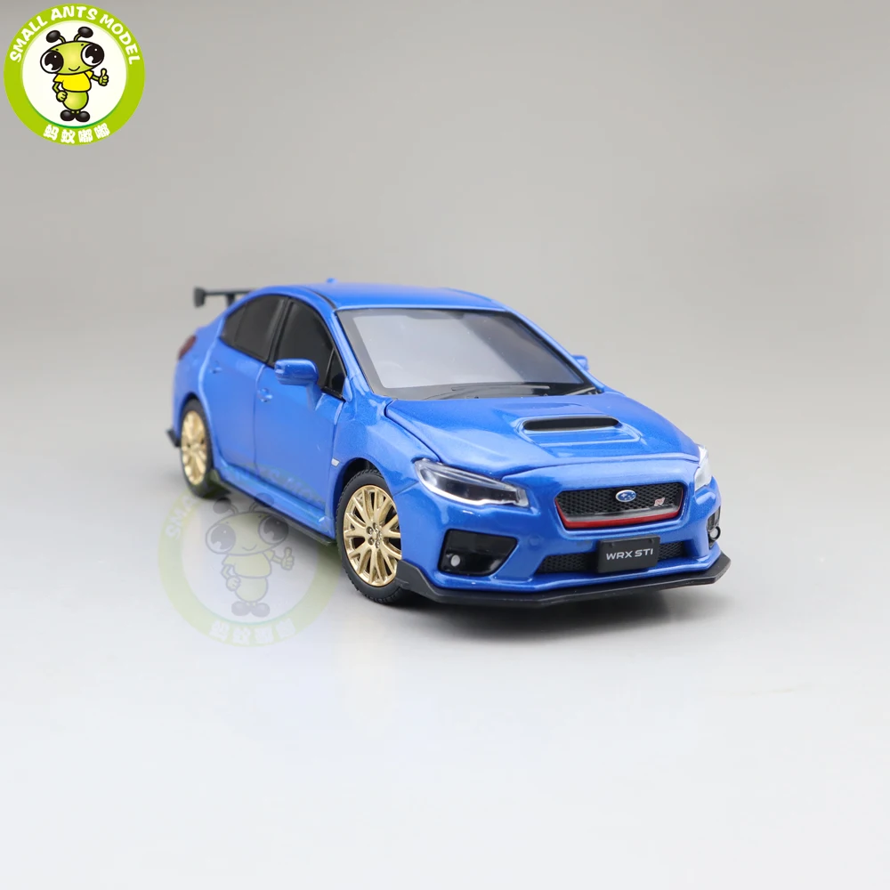 Коллекция 1/32 года JKM Subaru WRX STI со светящимися автомобилями подарки для мальчиков и