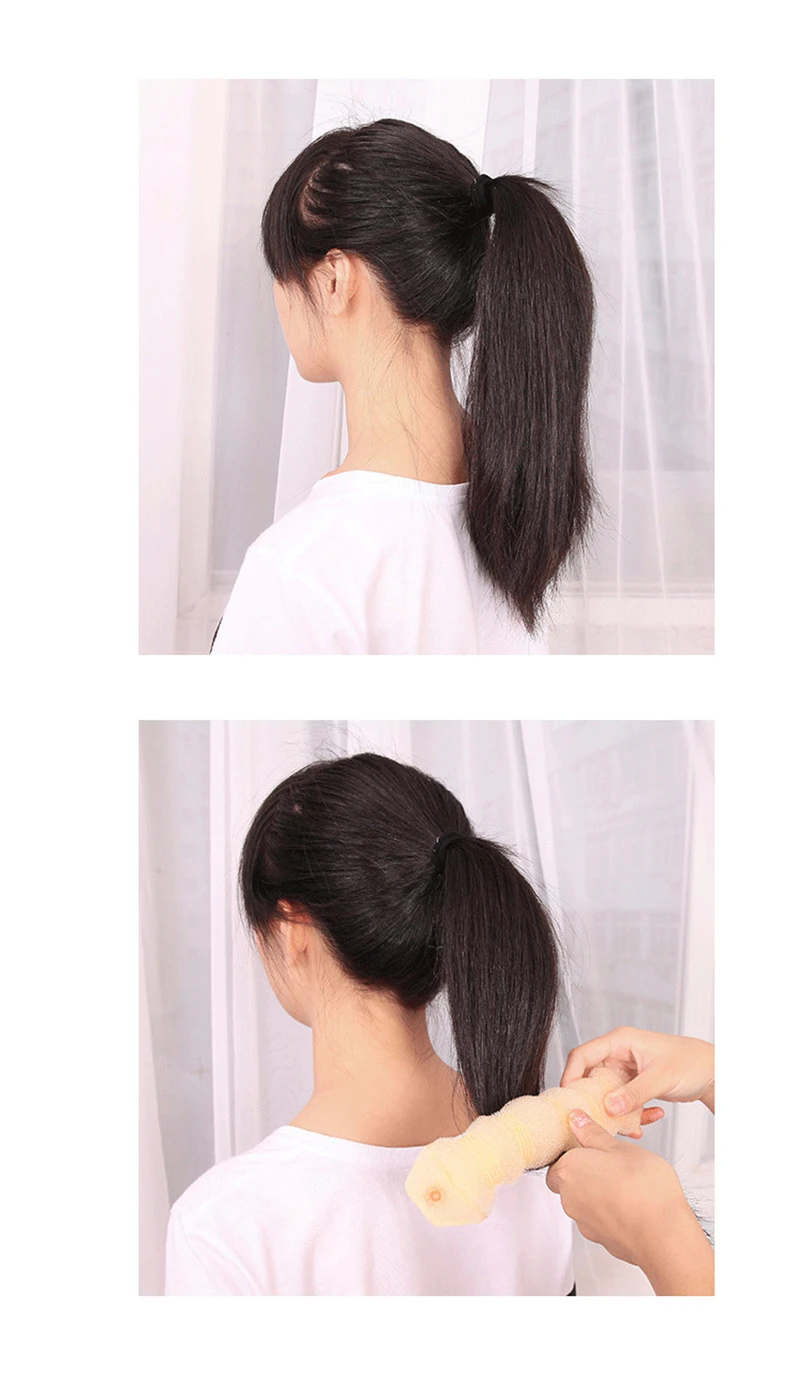 Пончик Кольцо формирователь пены Braider инструмент для девушки DIY Стиль волос для женщин укладки волос бывший волшебный губка булочка производитель