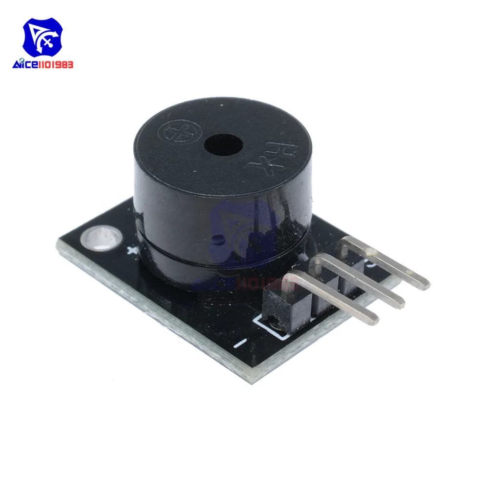 Fielect 1pcs Small Active Buzzer Module KY 012 Piezoelectric Alarm 