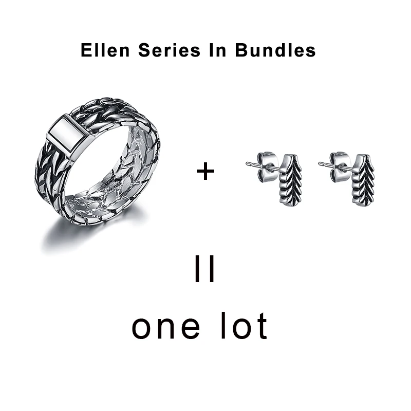 Ювелирное кольцо из нержавеющей стали серии Будда Эллен модное серебряное для