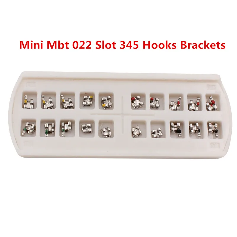 20 шт./упак. стоматологический кронштейн Mini Mbt 022 Слот ультратонкий металлический