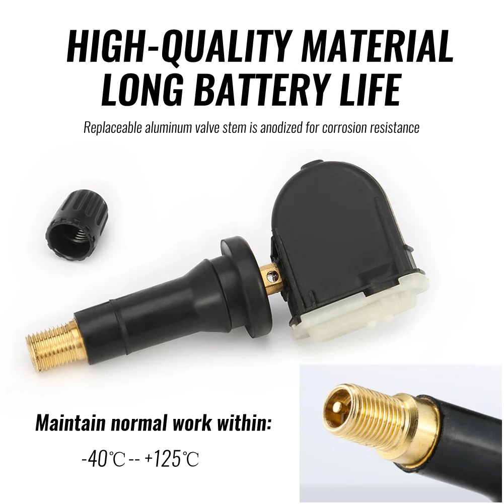 4 шт. новые датчики контроля давления в шинах TPMS для Chevy GMC GM OEM 13598771 | Автомобили и