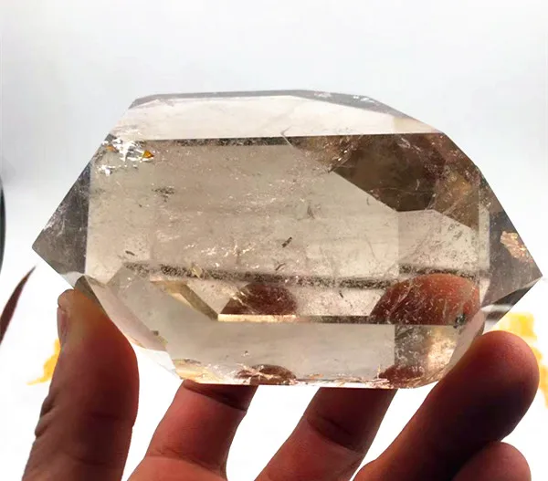 

AAAAA Clear Smoky Crystal Quartz Tower Points, Obelisk Pyramid Healing Wand