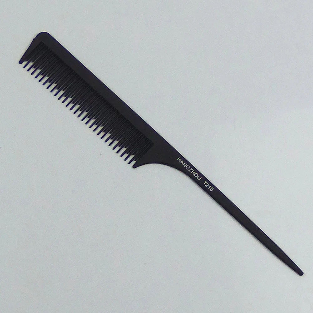 

1pc Fashion Black Fine-tooth Hair Comb Pin Tail Comb Hair Brush Anti-static Hair Style Hairdressing Hair Styling Beauty Tools