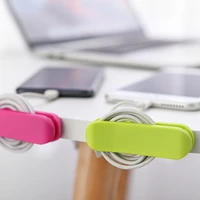 3pcsset cable clips cord organizer charger cable management for organizing home office desk phone car cable wire winder