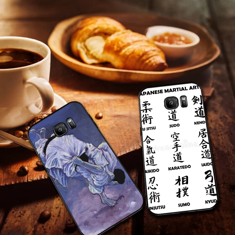 Японский Бусидо дух Мягкий силиконовый чехол для телефона Samsung Galaxy S6 S8 край S7 S9