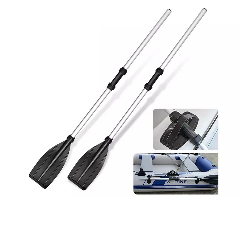

2 Pcs Aluminum Alloy Detachable Float Afloat Oars Fitting Boat Rafting Paddle Canoe Oar Boating Accessories Drop Shipping