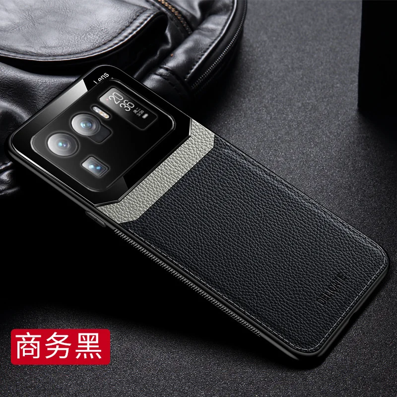 suitable for xiaomi 11ultra leather mobile phone case 11lite anti falling eye protection lens poco x3nfc protective cover free global shipping