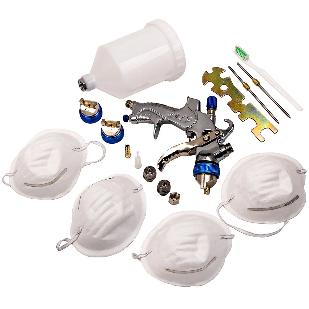 Воздушный Краскораспылитель HVLP гравитационный питательный набор Air Touch Up Gun 1 4 мм/1