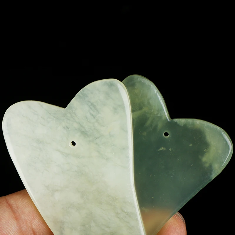 

Quartz Jade Guasha Board Natural Stone Scraper Neck Body Acupuncture Spa Acupuncture Scraper Therapy Chinese Gua Sha Tools
