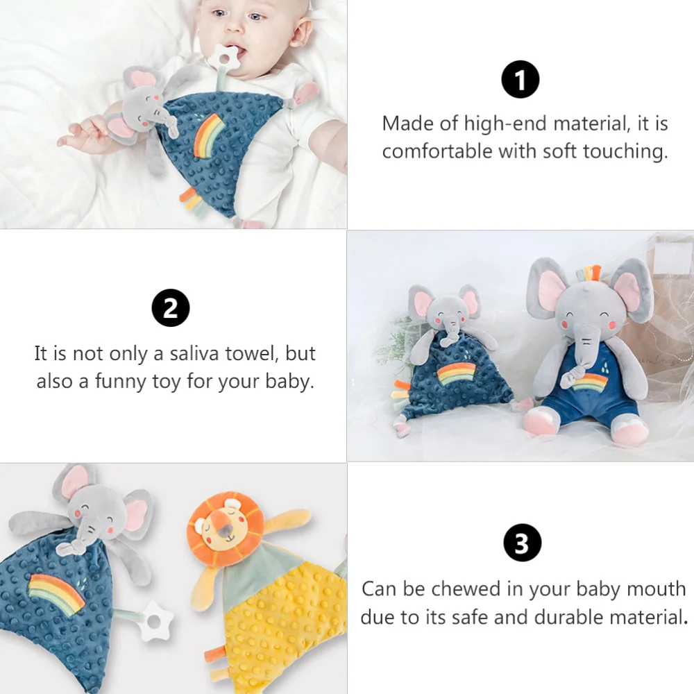 

1Pc Blanket Lovely Infant Pacifying Doll Towel Sleeping Appease