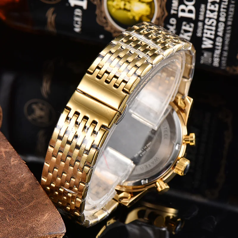 

2021 New HOT Men's Watch Luxury Men's Business Watch Automatic Quartz Steel Strap Watch BOSS 30M Waterproof
