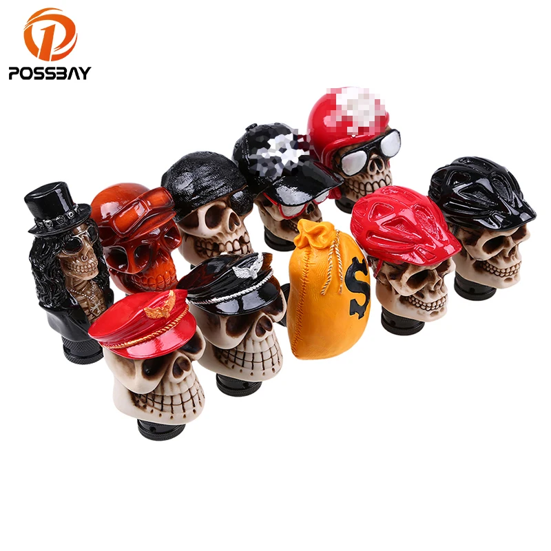 Ручка переключения передач в виде черепа POSSBAY|skull shift|car gear shiftcar shift knob |