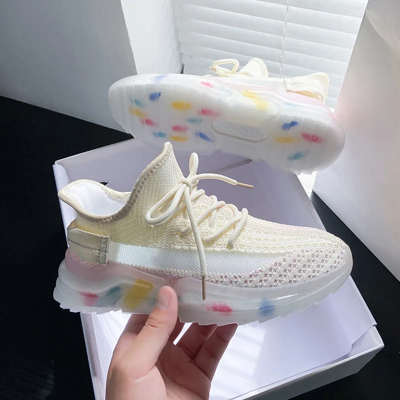 Ins breathable mesh surface fly vega han edition students fitness trainers shoes the new summer 2021 female YZ - 9012