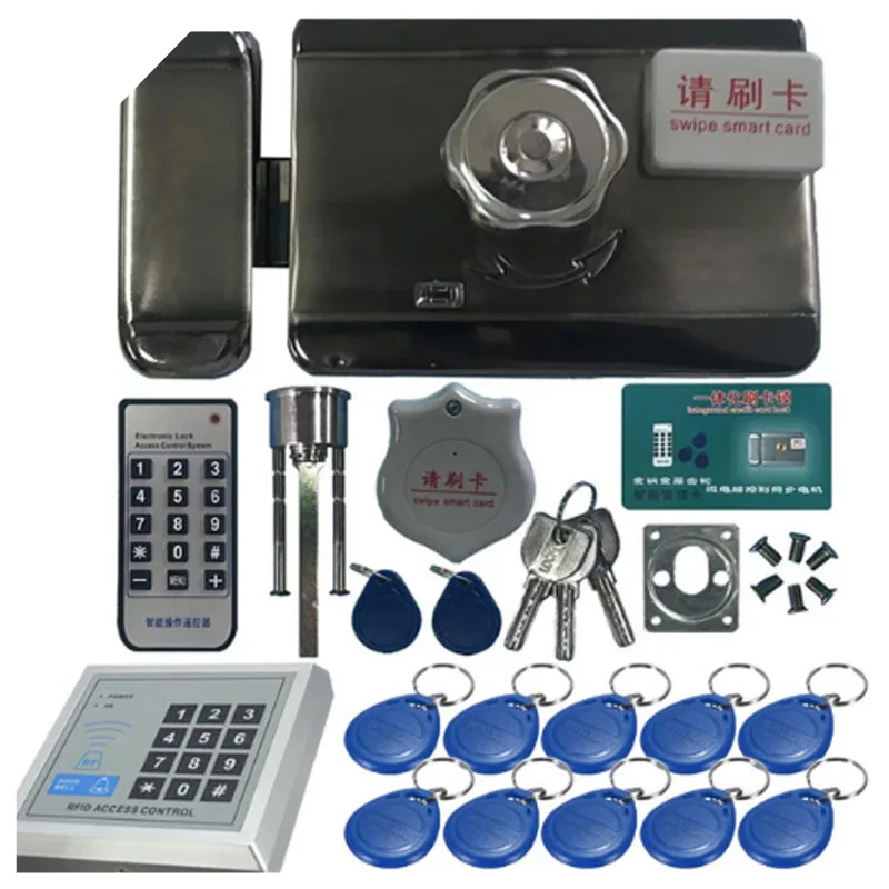 Блокировка двери и ворот электронный интегрированный дверной замок с контролем