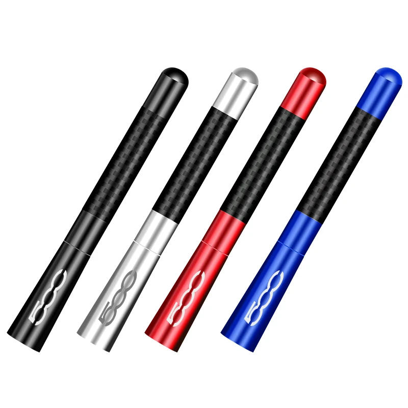 Car Roof Antenna Enhanced Signal Carbon Fiber Screw Metal 12cm for fiat 500 Radio Aerial Accessories | Автомобили и мотоциклы