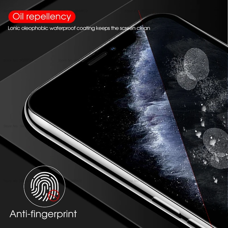 Защита экрана 9H Защитная пленка для iPhone 7 8 6 6S Plus XR XS Max закаленное защитное стекло