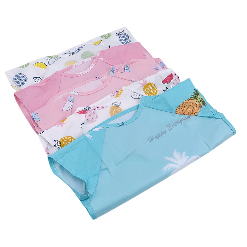 

Hot Sale Disposable Half-Sleeved Baby Eating Feeding Smock Bib Summer Thin Baby Waterproof Children'S Cartoon Apron Bib