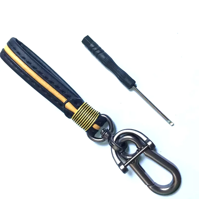 Высококачественный кожаный брелок ручной работы для ключа из натуральной кожи