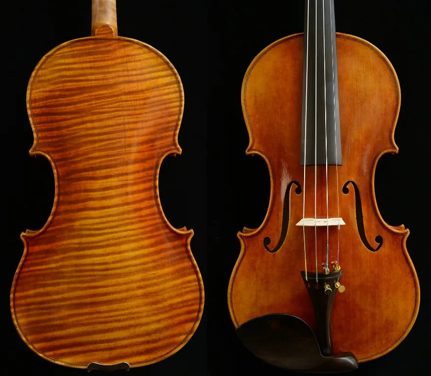 Настоящая фотография выдающаяся скрипка Guarneri 1743 cannon скрипка Maste's Own Work No. W16