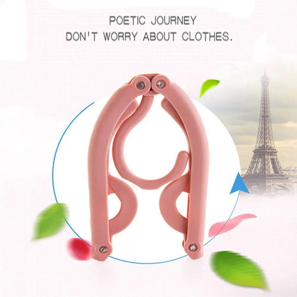 Модная пластиковая удобная складная Одежда для уборки переносная вешалка