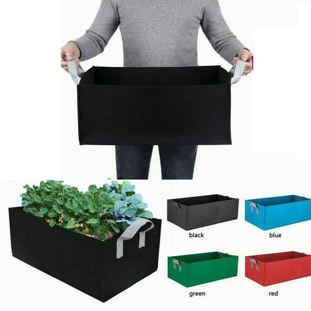 Большая тканевая поднятая садовая кровать квадратная сумка для выращивания