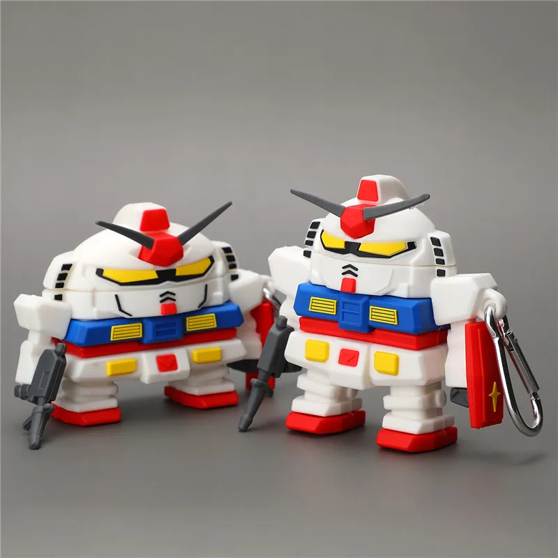 3D милый мультяшный чехол для наушников Gundam s Apple Airpods Pro Мягкий Силиконовый