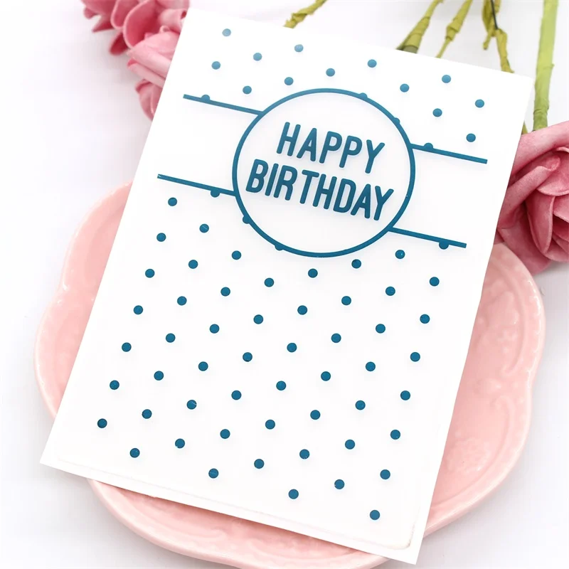 KSCRAFT счастливого дня рождения пластиковая фотобумага для рукоделия скрапбукинг