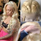 Парик 30 дюймов 13x4 613 блонд на сетке спереди, парик с предварительно выщипанными натуральными волосами Remy, парик 613 блонд на сетке, бразильский парик на сетке спереди для женщин