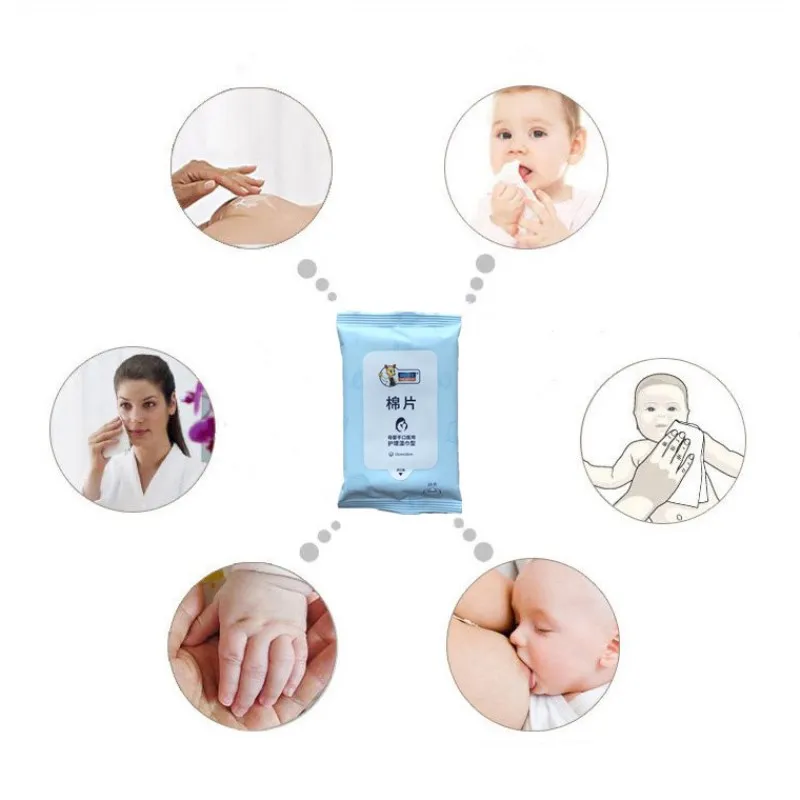 10 шт./пакет 20 одноразовые Очищающая ткань Полотенца ребенок мать влажные
