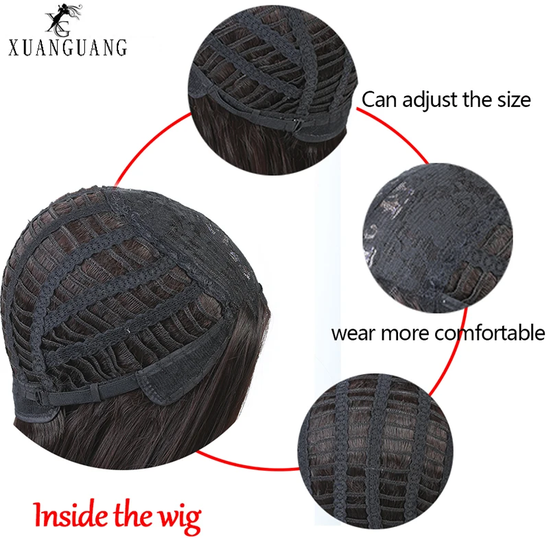 

High temperature silk synthetic short curly hair, African curly short hair set, both men and women can wear African wavy wig