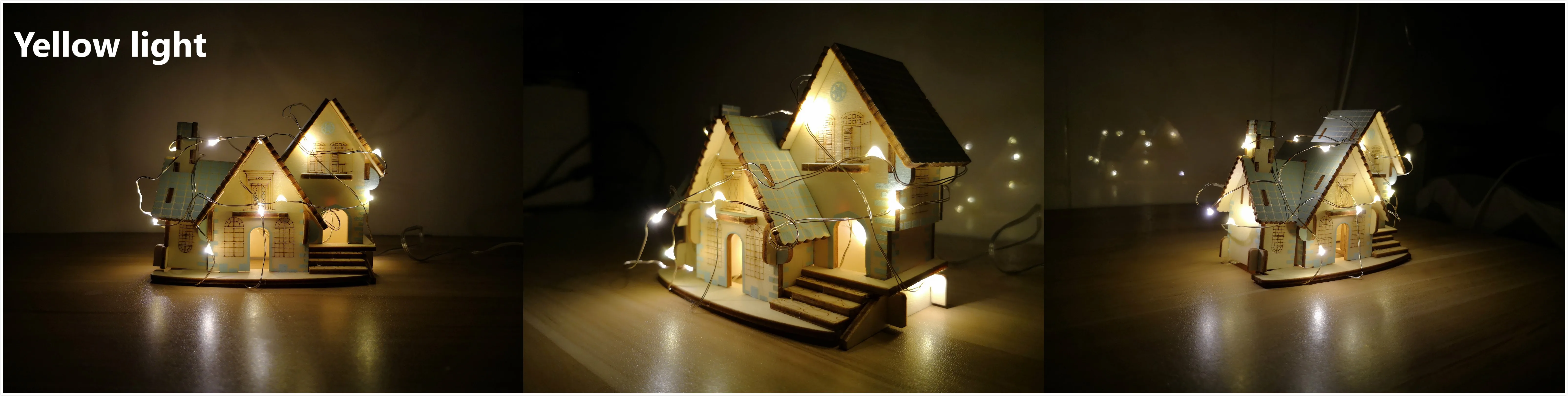 Сборочный Набор DIY строительные 3D деревянные игрушки ранчо домик кукольный домик головоломка мини деревянные модели игрушки для детей Детские аксессуары