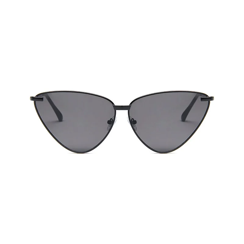 Гламур Мода 2019 женские солнцезащитные очки красочные кошачий глаз Роскошные