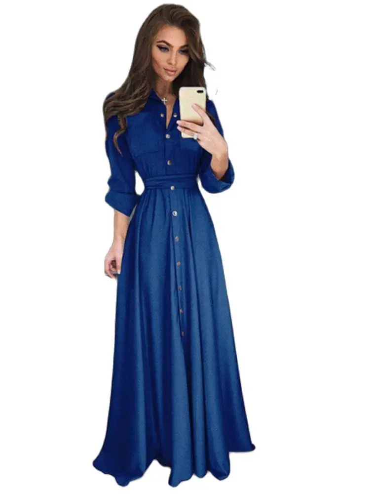 

2021 Women's Clothing Slim Long Sleeve Lace Skirt Splicing Thin Chiffon Dress