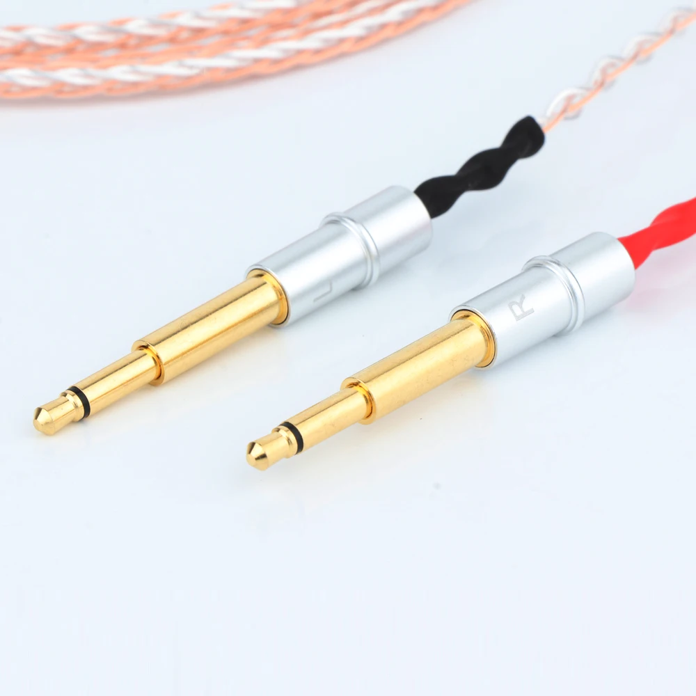 Hi-Fi кабель для наушников с посеребренным покрытием 2 5 мм до 2x