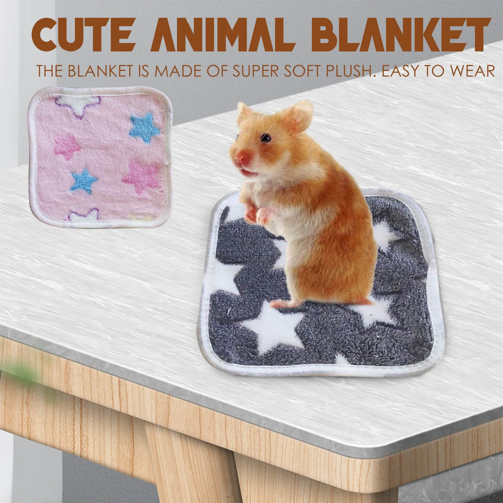 Маленькие флисовые одеяла для домашних животных с милым рисунком | Дом и сад